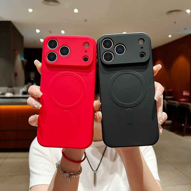 Phone Cases Quality - 高品質ソリッドカラーフロスト加工ワイヤレス充電対応iPhoneケース iPhone 17 Pro Max 11