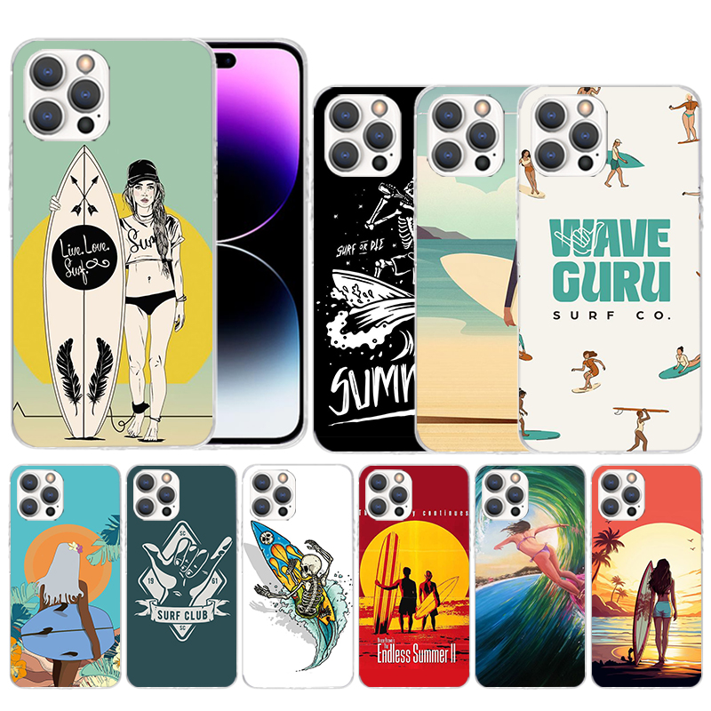Phone Cases That Fit Iphone 16E - サーフボード風ソフトカバー iPhone 16 17 Air 15