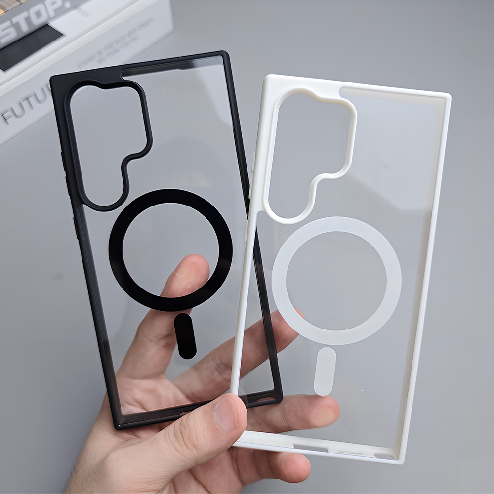 Phone Cases Quality - 高級アクリルクリア電話ケースサムスン A37 A57 A07 A56 A55