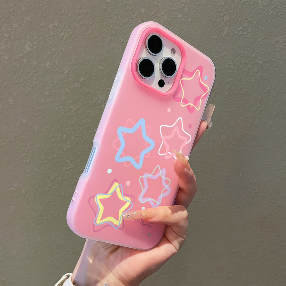 Phone Cases Kawaii - 可愛い星型ゼリー風スマホケース Samsung Galaxy S26 S25 Ultra