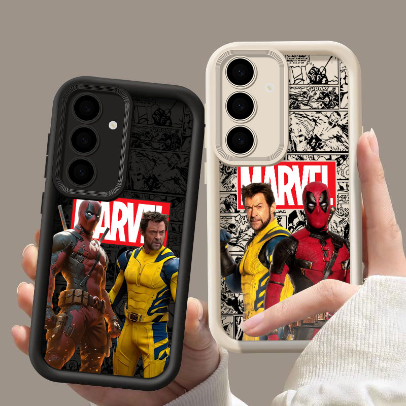 Phone Cases Galaxy S26 Ultra - マーベル デッドプールとウルヴァリン柄 Samsung Galaxy S26 S25