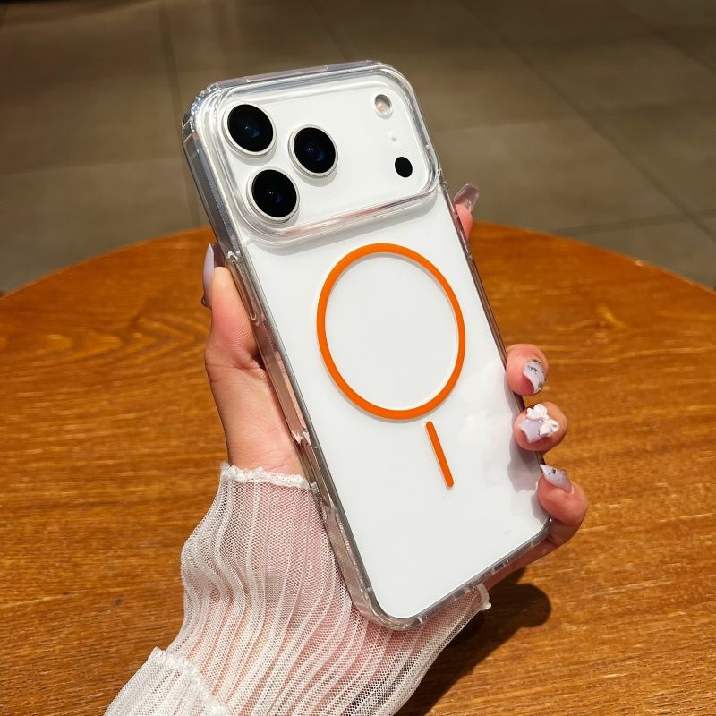 Phone Cases Quality - 高級感あふれるMagSafe対応 磁気クリアワイヤレス充電ケース iPhone 15 13 17