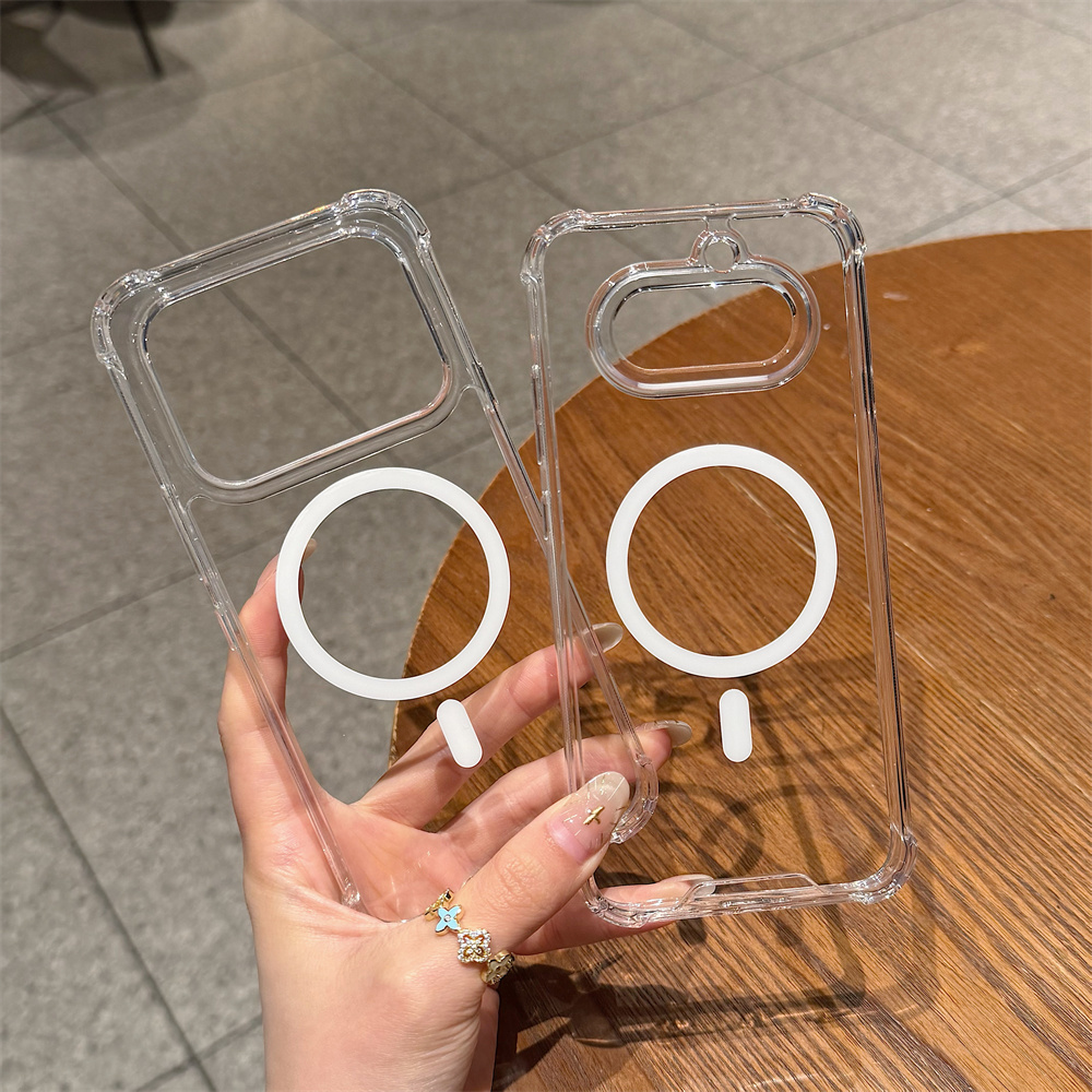 Phone Cases Nothing 3A - 高度な透明磁気エアバッグ保護電話ケース、Nothing Phone 4A 3A Pro 2A