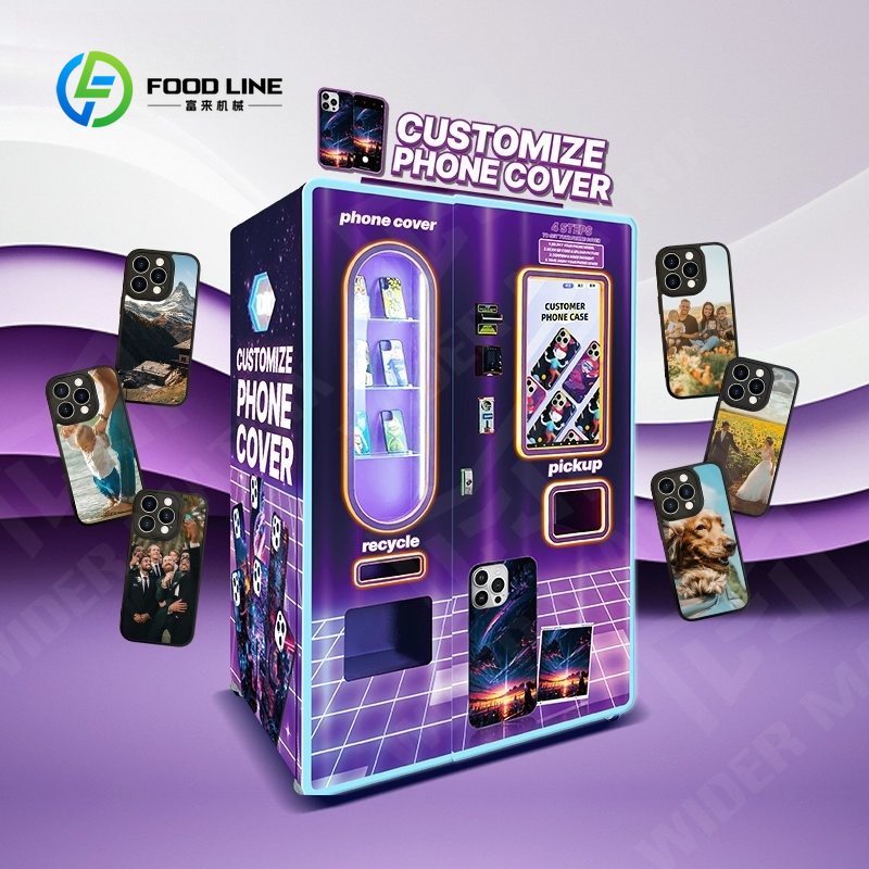 Phone Cases Vending Machine - DIYスマホケースマシン デジタルタッチスクリーン セルフサービス インテリジェント自動印刷販売機