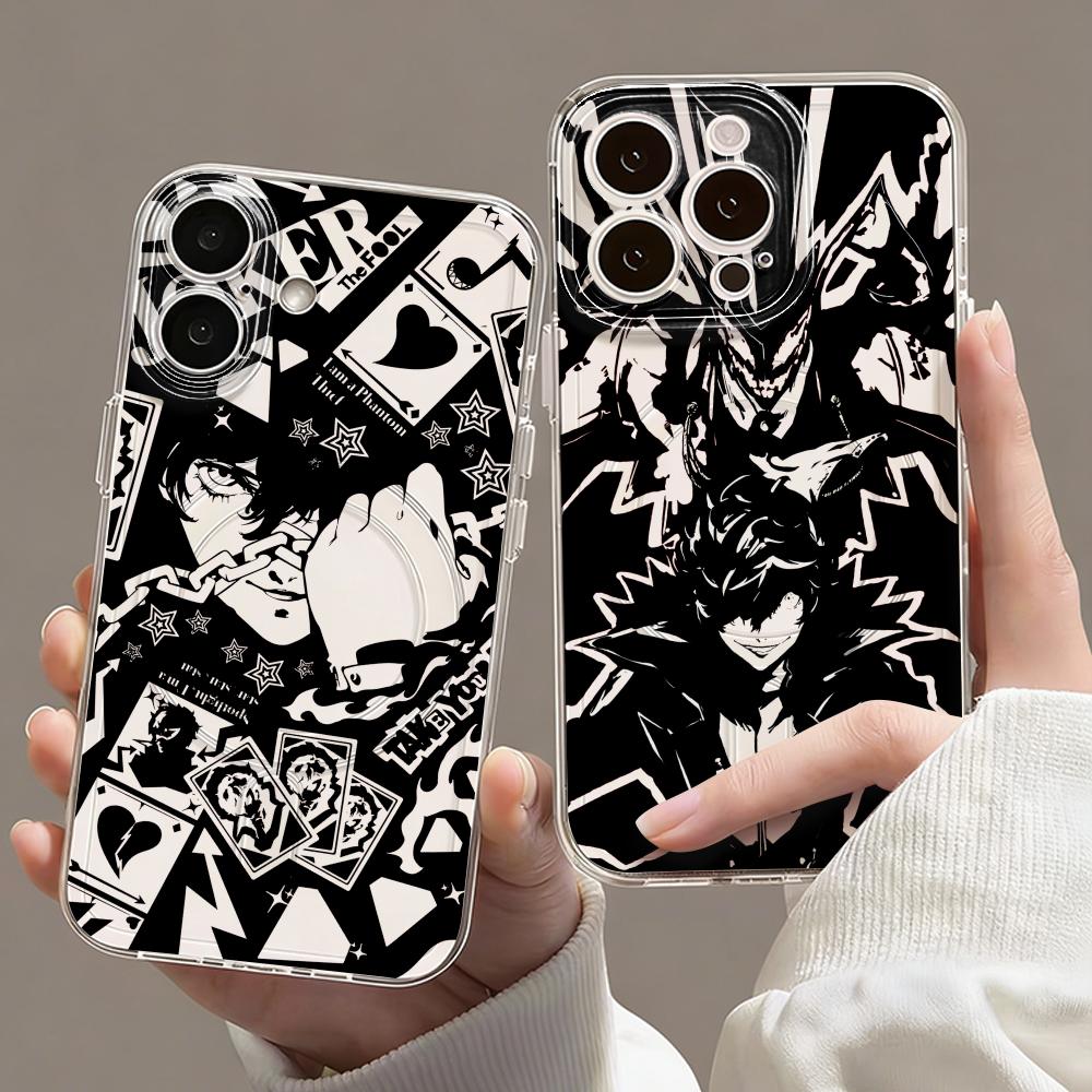 Phone Cases For Iphone 15 - ゲームP-Persona 5 スマホケース マグネット式クリアケース iPhone 17