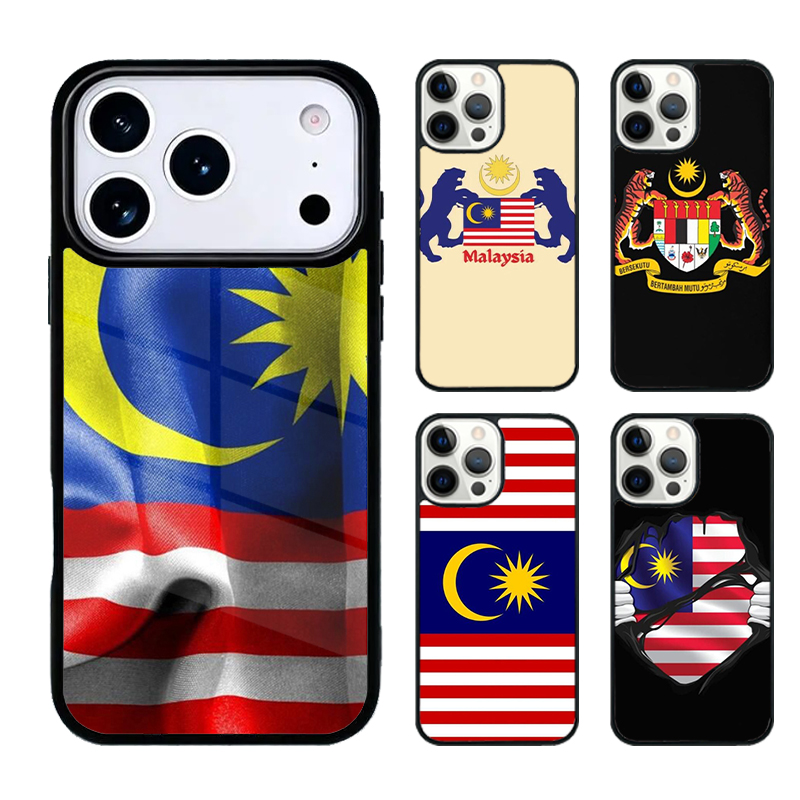 Phone Cases Malaysia - マレーシアの国章柄スマホケース iPhone 17 Pro Max、Air 16e、15