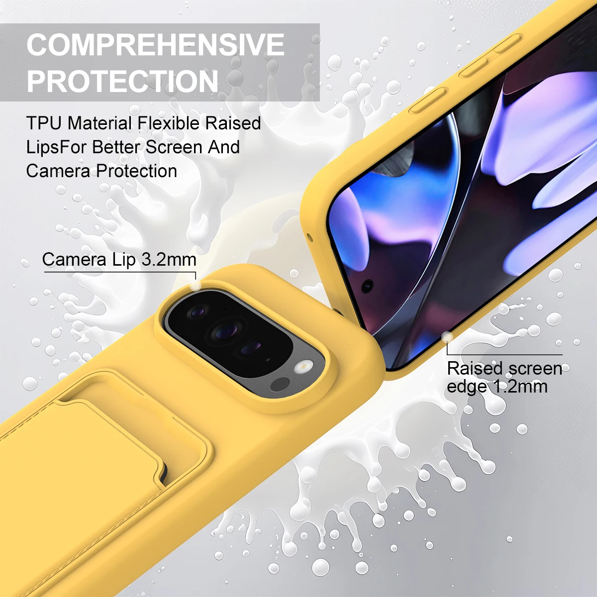 プレミアムランヤードロープ ソフトリキッドシリコン製スマホケ - Phone Cases That Hold Cards のレビューと価格