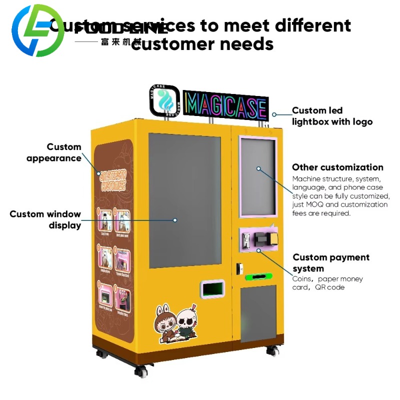 最高品質でお金を稼ぐ！ホットセール！カスタムスマホケース自動 - Phone Cases Vending Machine のレビューと価格