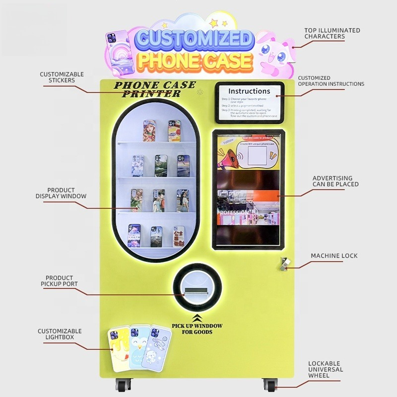 工場直販 ベストセラー 革新的DIYスマホケース印刷自動販売 - Phone Cases Vending Machine のレビューと価格
