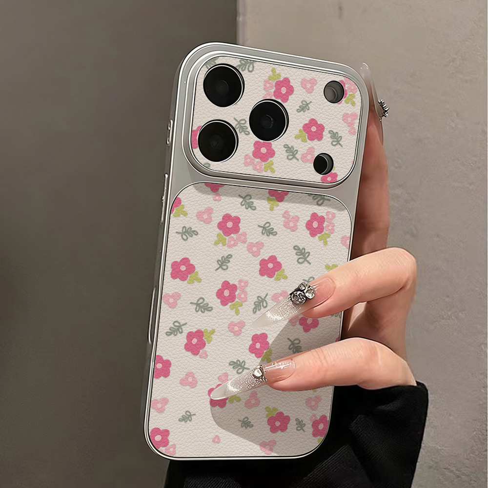 高級感あふれるINSフラワー柄大型窓付きスマホケース iPh - Phone Cases That Cover The Camera のレビューと価格