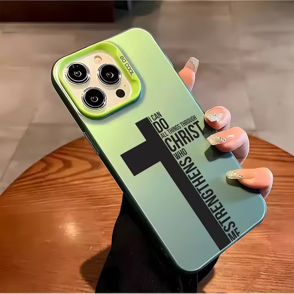 指紋防止クロス聖書柄iPhoneケース iPhone 17  - Phone Cases For Iphone 15 のレビューと価格