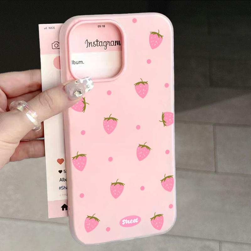 甘いピンクのイチゴ柄スマホケース、Samsung Galax - Phone Cases Galaxy S26 Ultra のレビューと価格