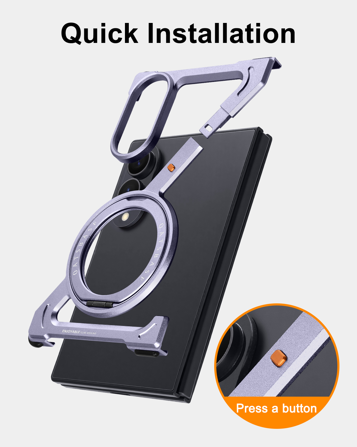 Samsung Galaxy Z Fold 8用Earyメタ - Military Grade Case のレビューと価格