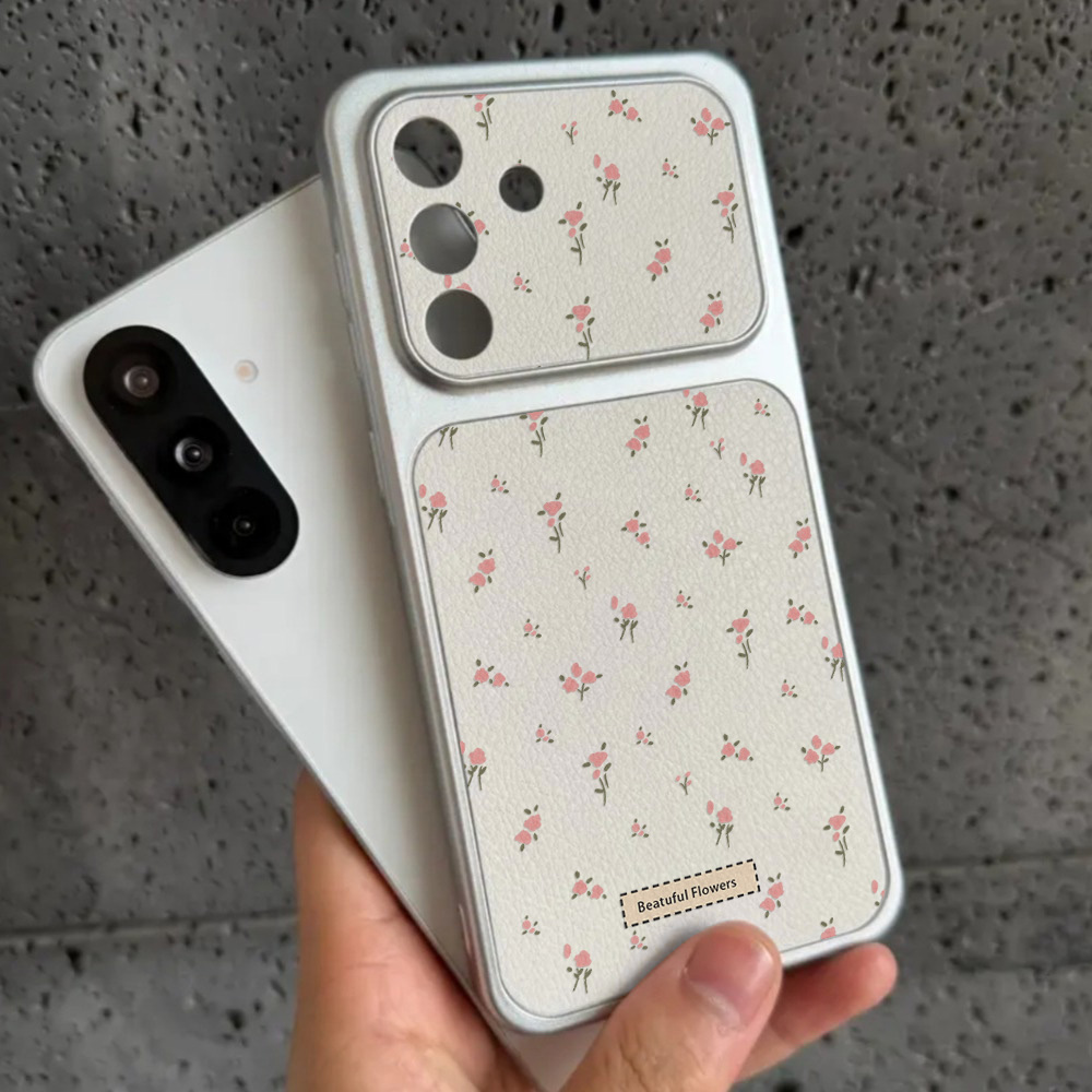 カメラウィンドウ付きフラワーデザインスマホケース Samsu - Phone Cases That Cover The Camera のレビューと価格