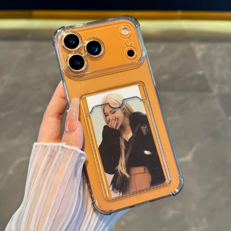 透明カードスロットホルダーケース iPhone 14 Plu - Phone Cases That Hold Cards のレビューと価格