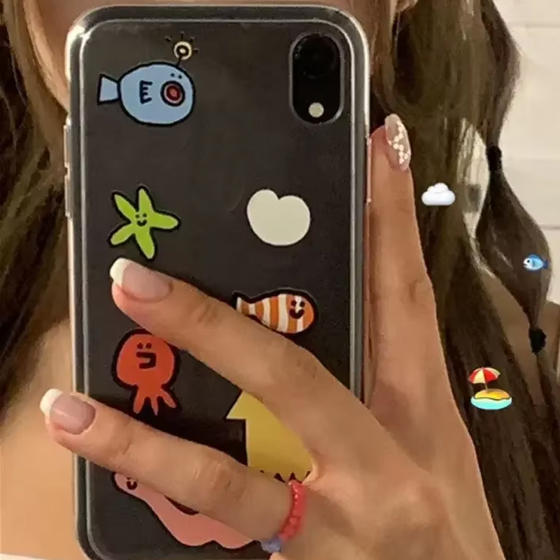 かわいい海の生き物 キュートなスマホケース iPhone 1 - Phone Cases Kawaii のレビューと価格