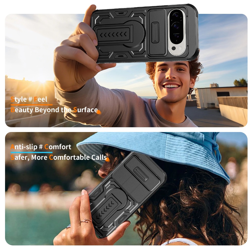 耐衝撃性、頑丈、滑り止め加工のPC製スマホケース、高品質折り - Phone Cases Quality のレビューと価格