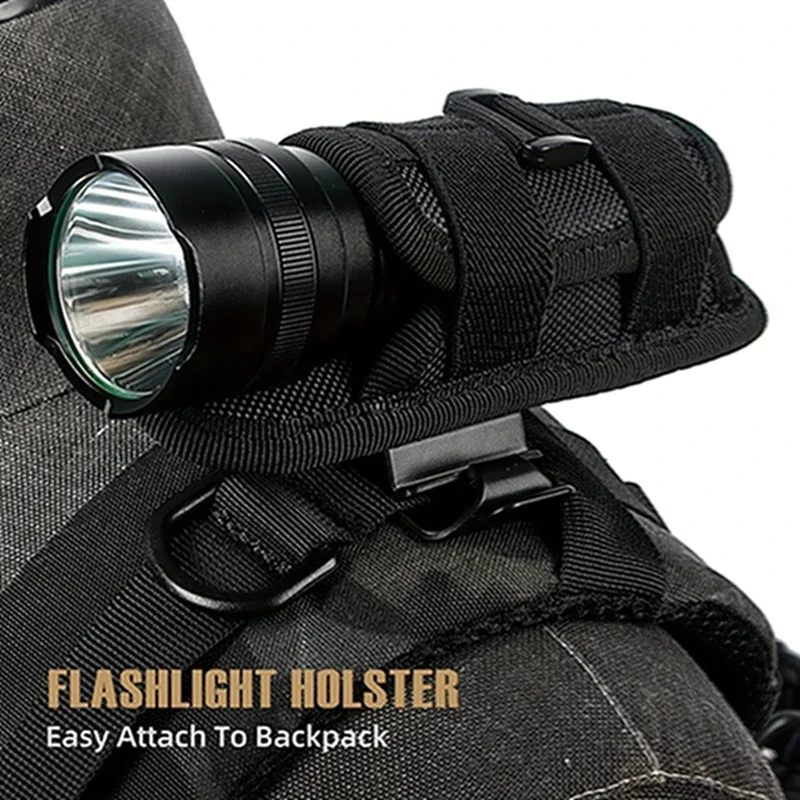 タクティカル懐中電灯カバー ナイロンケース 懐中電灯用ベルト - Military Grade Case のレビューと価格
