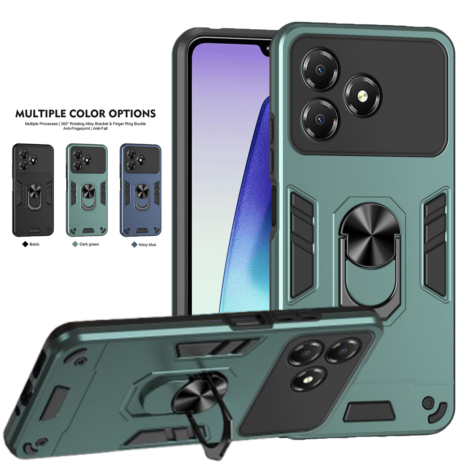 軍事グレードの耐衝撃ケース ZTE Blade A36 A5 - Military Grade Case のレビューと価格
