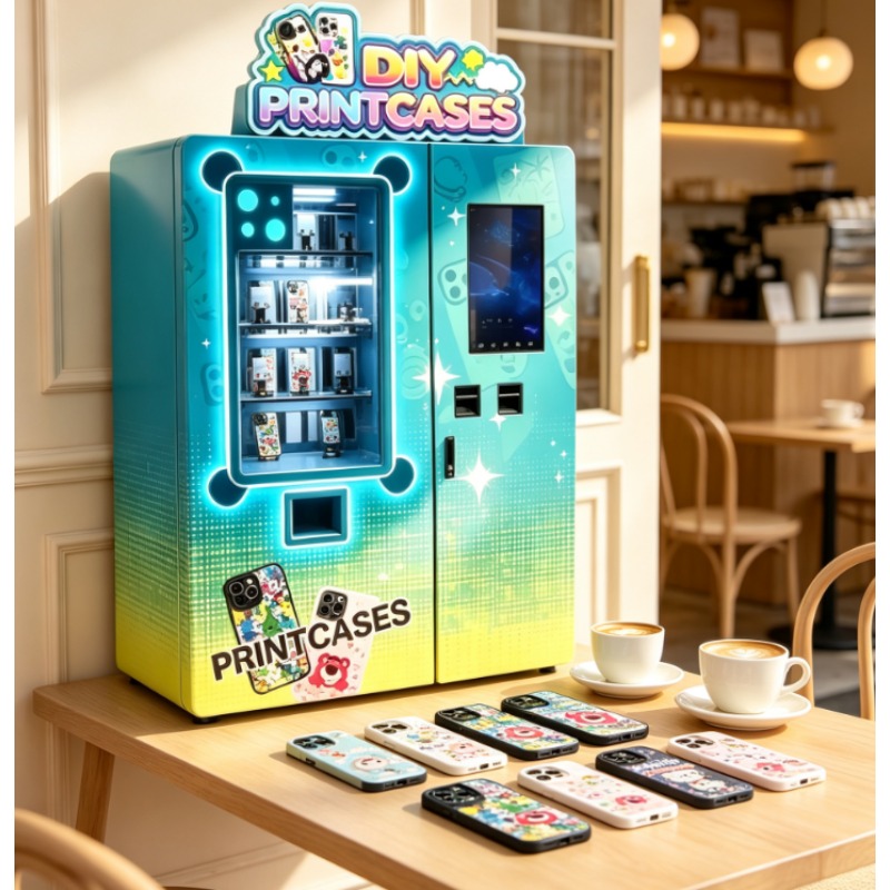 ショッピングモールDIYスマホケースプリンター自動販売機新型 - Phone Cases Vending Machine のレビューと価格