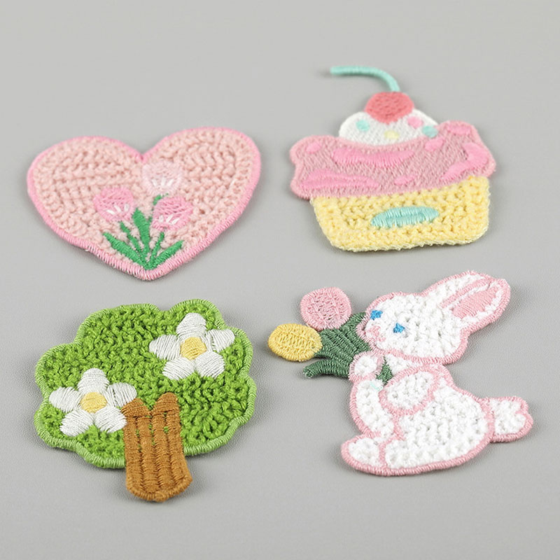 10 個の漫画刺繍ウサギのアップリケ DIY 服パンツ携帯電 - Phone Cases Eco Friendly のレビューと価格
