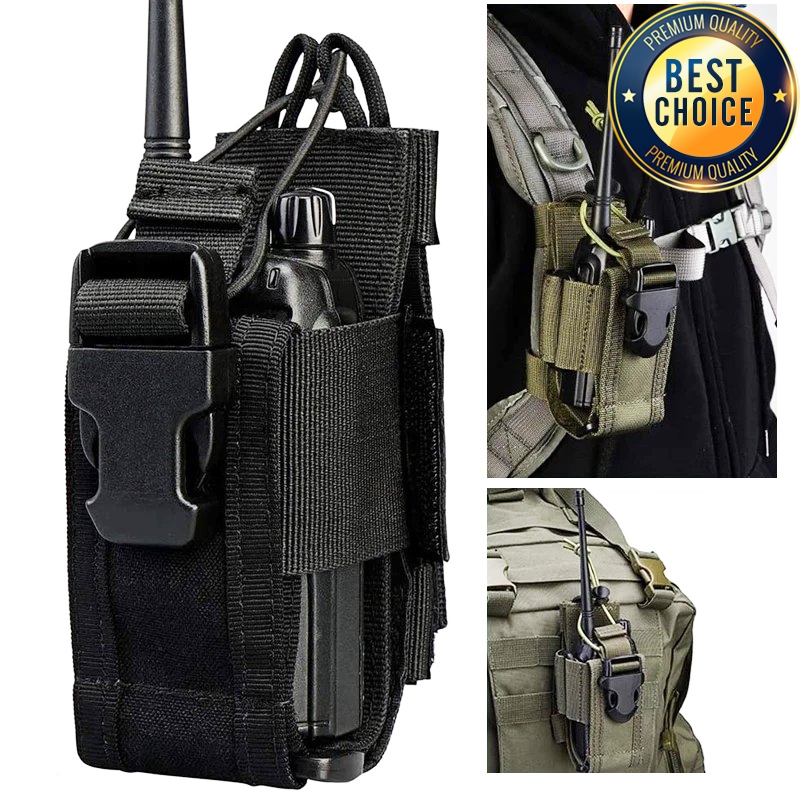 タクティカルなウォーキートーキーホルダー,ラジオポーチ,ハン - Military Grade Case のレビューと価格