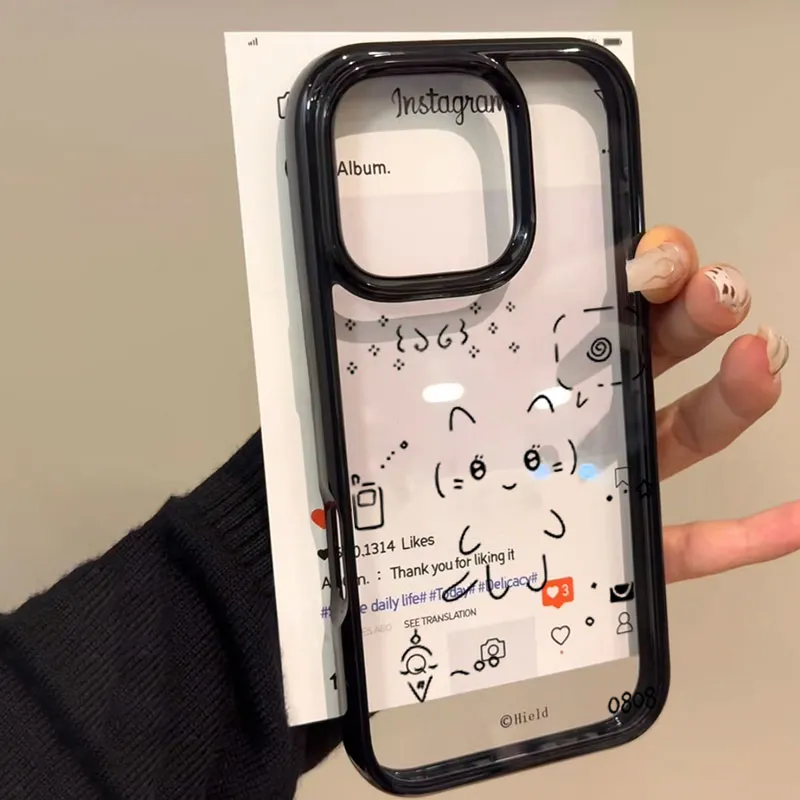 韓国風可愛いラインウサギ猫カワイイ漫画風スマホケース iPh - Phone Cases Kawaii のレビューと価格