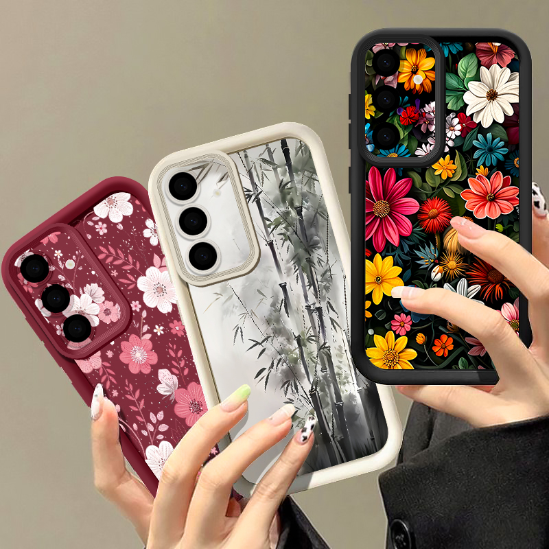 カラフルな花柄ケース Samsung Galaxy A57  - Phone Cases A14 Samsung のレビューと価格