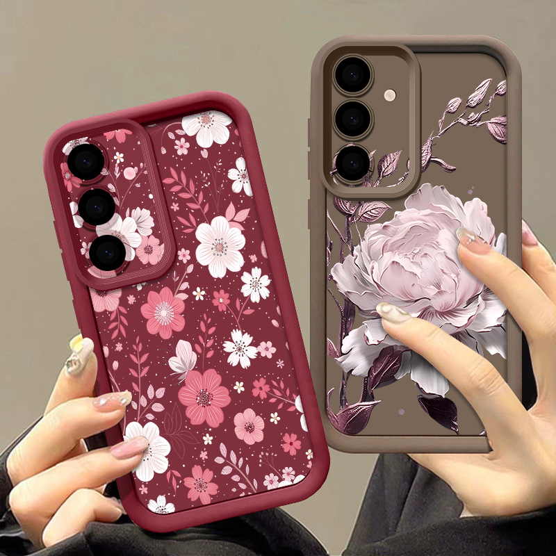 カラフルな花柄ケース Samsung Galaxy A57  - Phone Cases A14 Samsung のレビューと価格
