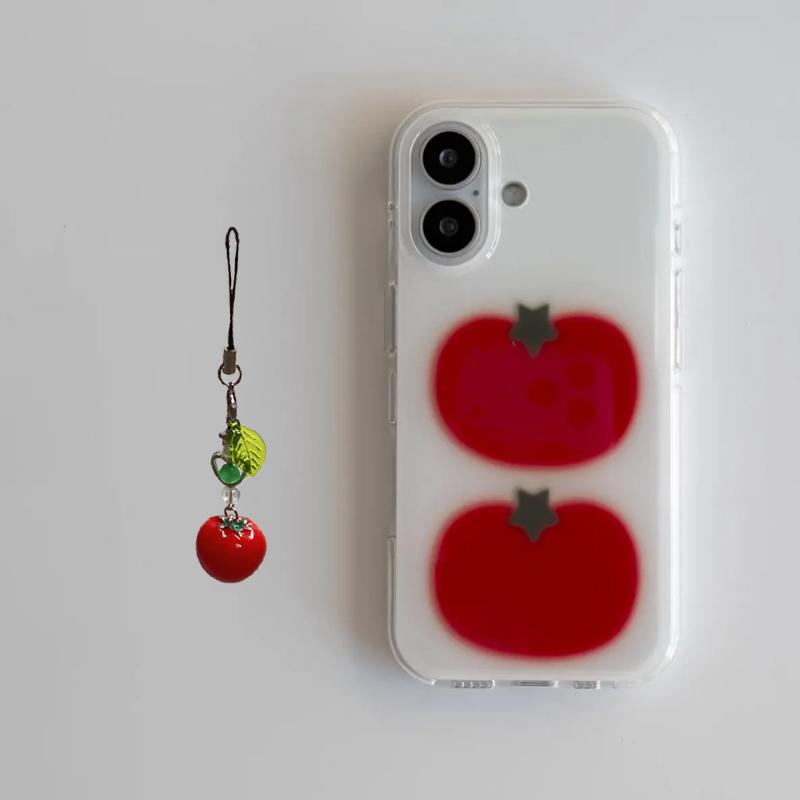 韓国風 インス風 テッド トマト 漫画 かわいい クリエイテ - Phone Cases Kawaii のレビューと価格