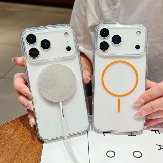 高級感あふれるMagSafe対応 磁気クリアワイヤレス充電ケ - Phone Cases Quality のレビューと価格