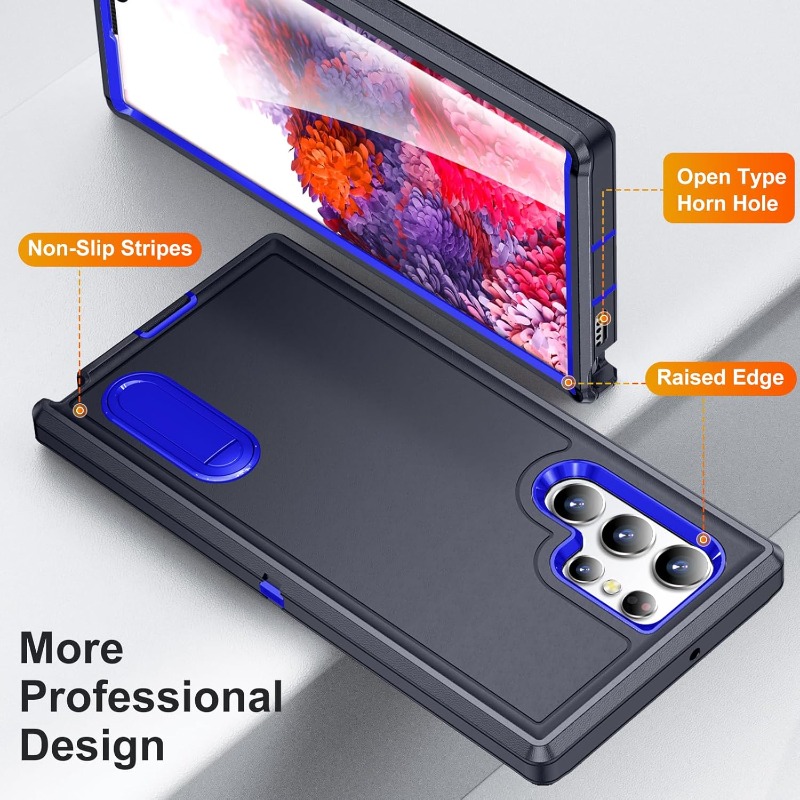 2IN1ミリタリーグレード内蔵スタンド付きスマホケース Sa - Military Grade Case のレビューと価格