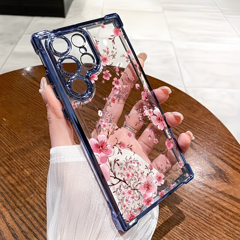 桜の花柄電気メッキ四隅耐衝撃スマホケース Samsung G - Phone Cases Galaxy S26 Ultra のレビューと価格