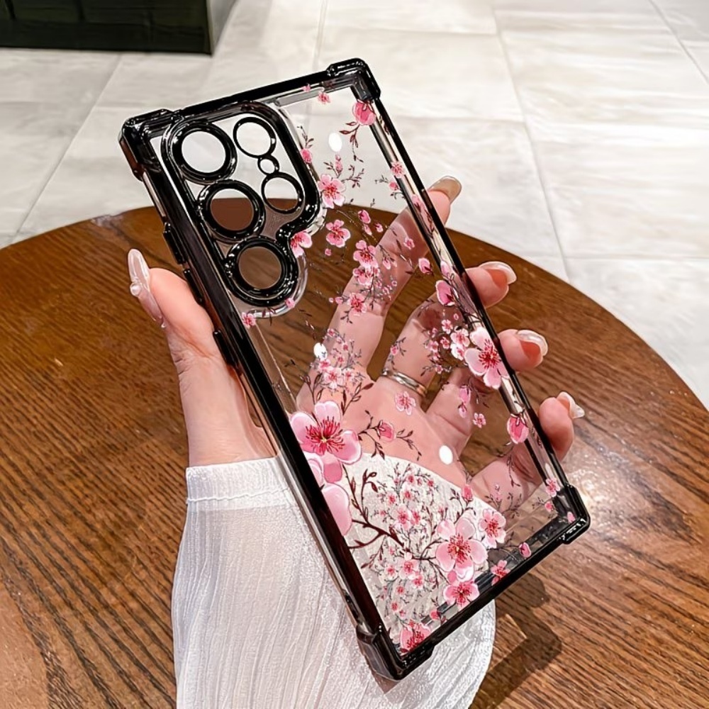 桜の花柄電気メッキ四隅耐衝撃スマホケース Samsung G - Phone Cases Galaxy S26 Ultra のレビューと価格