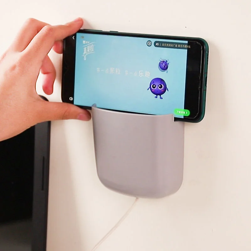 壁掛け収納ボックス携帯電話プラグホルダースタンドラックリモコ - Phone Cases Eco Friendly のレビューと価格