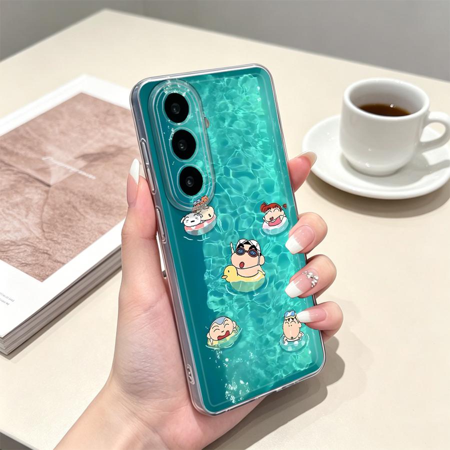黄色い傘を持つ少年のスマホケース（Samsung Galax - Phone Cases A14 Samsung のレビューと価格